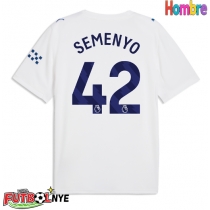 Camiseta Manchester City Antoine Semenyo #42 Tercera Equipación 2026-27 manga corta